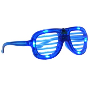 ОЧКИ SHUTTER SHADES СО СВЕТОДИОДНОЙ ПОДСВЕТКОЙ - СИНИЕ (12 шт.)