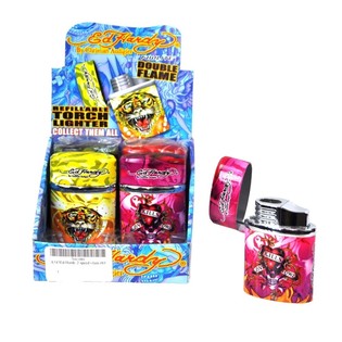 ШТОРМОВАЯ ЗАЖИГАЛКА ED HARDY С ДВОЙНЫМ ПЛАМЕНЕМ (8 шт.)