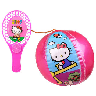 Набор Ракетка с надувным мячом на резинке Hello Kitty (12 шт.)