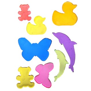 Декоративные Гелевые Наклейки Jelly Gems 22x12 см (24 шт.)