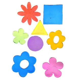 Декоративные Гелевые Наклейки Jelly Gems 25 x 16 см (24 шт.)
