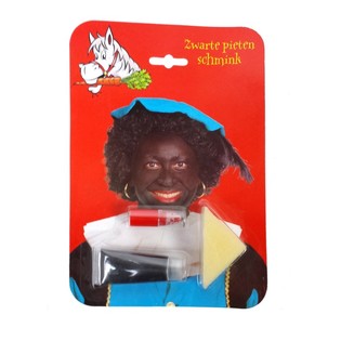 Набор грима Zwarte Piet на блистере (6 шт.)