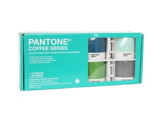 PANTONE - НАБОР ИЗ 4 ЧАШЕК ДЛЯ ЭСПРЕССО И БЛЮДЕЦ