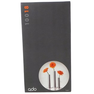 QDO - Вазы из нержавеющей стали для 1 цветка, набор из 3 шт. (1 наб.)
