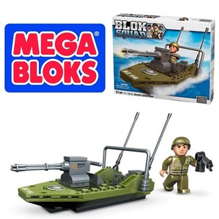 MEGA BLOKS 2410 - ВОЕННЫЙ СКОРОСТНОЙ КАТЕР STEALTH (2 шт.)