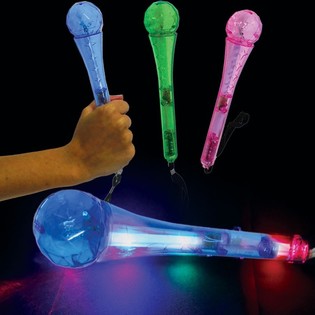 Светящийся Игрушечный Микрофон LED (12 шт.)