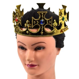 Золотая королевская корона - модель крест (12 шт.)