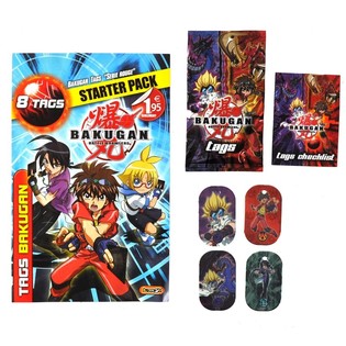 BAKUGAN - Стартовый набор 8 тегов (100 шт.)