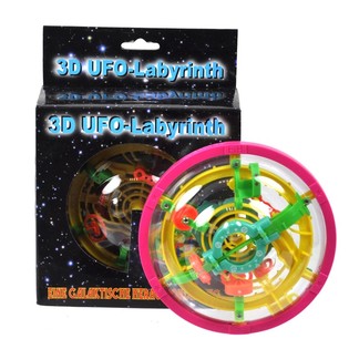 ***ГАДЖЕТ*** БОЛЬШОЙ 3D ЛАБИРИНТ НЛО (3 шт.)