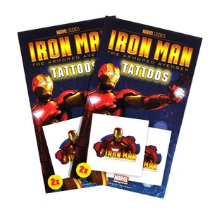 Татуировки Marvel 2 шт. - Модель Iron Man (50 шт.)