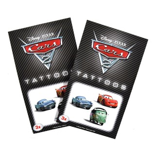 Набор из 3 детских татуировок Disney Тачки 2 (50 шт.)