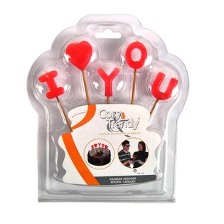 СВЕЧИ I LOVE YOU НА БЛИСТЕРЕ (12 шт.)