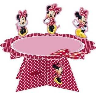 DISNEY MINNIE MOUSE ПОДСТАВКА ДЛЯ ТОРТА (2 шт.)