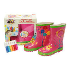 FUNKY WELLIES - Раскрась Свои Сапоги - Розовые / Размер: 26