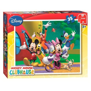 Пазл Jumbo Disney Микки Маус Clubhouse Групповое Фото 35 Элементов (5 шт.)