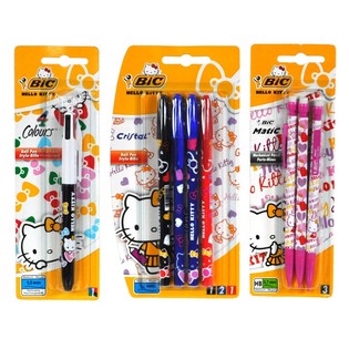 РУЧКИ BIC HELLO KITTY АССОРТИ НА КАРТЕ (12 шт.)