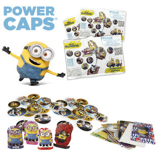 МИНЬОНЫ POWER CAPS FUN PACK ДИСКОМЕТЫ В СЮРПРИЗ-ПАКЕТАХ (100 шт.)