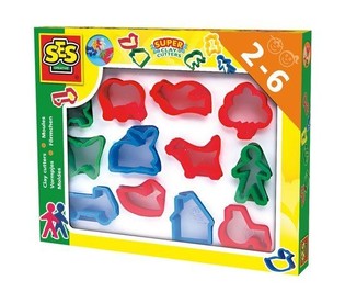 Формочки для пластилина SES (12 цветов/моделей) (1 шт.)