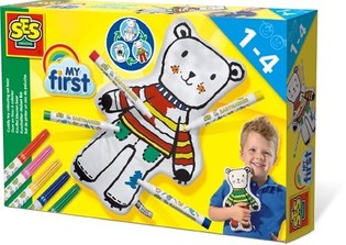 SES Creative My First - Плюшевый мишка для раскрашивания (1 шт.)