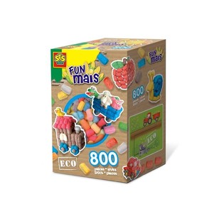 SES Creative Funmais Mix 800 шт. - Экологичный Кукурузный Конструктор