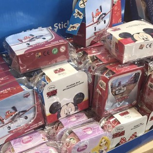 НАКЛЕЙКИ DISNEY MIX В ДИСПЕНСЕРЕ (48 шт.)