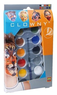 SES Clowny Аквагрим на Водной Основе (10 Цветов) (1 шт.)