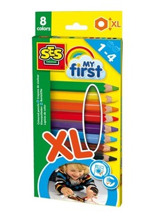 SES Creative My First - Цветные Карандаши XL (8 шт.)