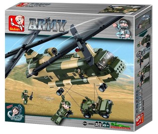 Sluban Большой транспортный вертолет M38-B0508 (1 шт.)