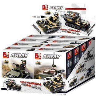 Военный танк или БТР Sluban APC 8-в-1 M38-B0587 (1 дисплей / 8 шт.)