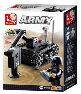 Sluban Army Минный тральщик 8 в 1 M38-B0587D (1 шт.)