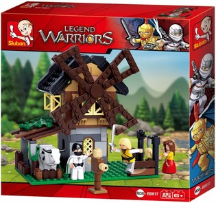 Конструктор Sluban Legend Warriors Ветряная мельница M38-B0617 (1 шт.)
