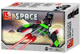 Космический истребитель Sluban Space Fighter M38-B0313 (1 шт.)