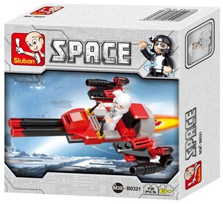 Космический бомбардировщик Sluban Space Bomber M38-B0321 (1 шт.)