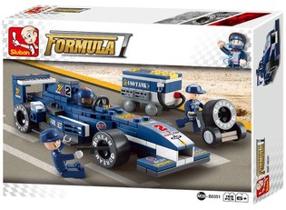 Гоночный автомобиль Sluban F1 M38-B0351 (1 шт.)