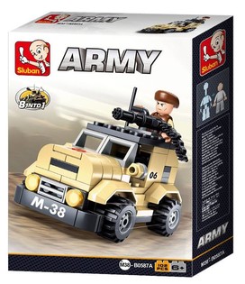 Sluban 8 в 1 Патрульная машина M38-B0587A (1 шт.)