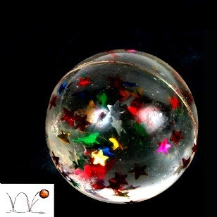 МЯЧИ-ПРЫГУНЫ СО ЗВЕЗДАМИ - &Oslash; 3 СМ (48 шт.)