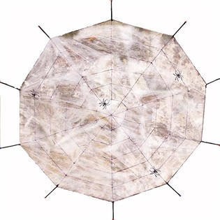 Большая паутина с 4 пауками (12 шт.)