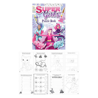 КНИГА-ГОЛОВОЛОМКА SUPER GIRLS (48 шт.)