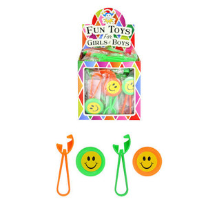 ВЕСЕЛЫЕ ЗАПУСКАЛИ ДИСКОВ SMILEY В ДИСПЛЕЕ (48 шт.)