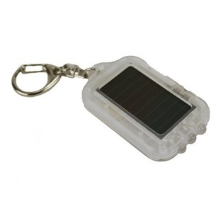БРЕЛОК НА СОЛНЕЧНОЙ БАТАРЕЕ С LED ПОДСВЕТКОЙ - ПРОЗРАЧНЫЙ (20 шт.)