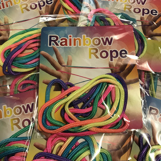 RAINBOW ROPE - Разноцветные радужные веревочки (12 шт.)