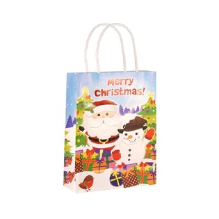 Подарочные пакеты MERRY CHRISTMAS 14x21x7 см (24 шт.)