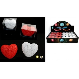 СТОЯЧЕЕ LED СЕРДЦЕ, МЕНЯЮЩЕЕ ЦВЕТ В ДИСПЛЕЕ (12 шт.)