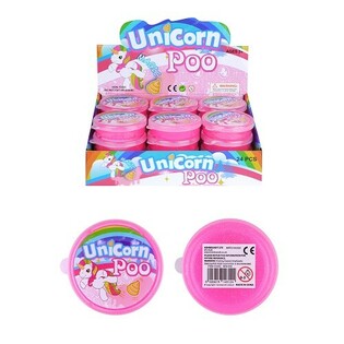 Блестящий Слайм Единорог | Unicorn Glitter Slime (24 шт.)