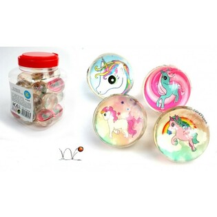 Мячи-прыгуны UNICORN, 4,3 см, в банке (24 шт.)