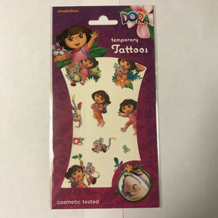 НАБОР ТАТУ-НАКЛЕЕК: DORA, 20 x 10 см (10 шт.)
