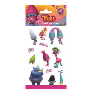 Временные Татуировки Trolls - 20 x 10 см (10 шт.)