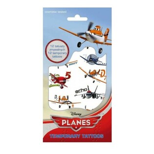 ТАТУИРОВКИ &ndash; ВРЕМЕННЫЕ ТАТУИРОВКИ DISNEY PLANES (САМОЛЕТЫ), Разм. 20 х 10 см (10 шт.)