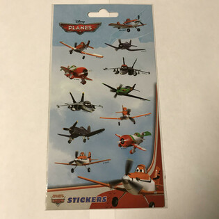 Лист наклеек: DISNEY PLANES, разм. 20 x 10 см (10 шт.)