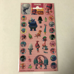 Лист Наклеек TROLLS - 20 x 10 см (10 шт.)